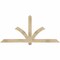 Ekena Millwork Redmond Rough Sawn Timber Gable Bracket, Douglas Fir, 72"W x 33"H x 2"D x 4"F, 11/12 Pitch GBW072X33X0204RED00RDF - alternate 1